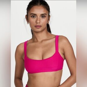 NWT L SPACE Jess Bikini Top